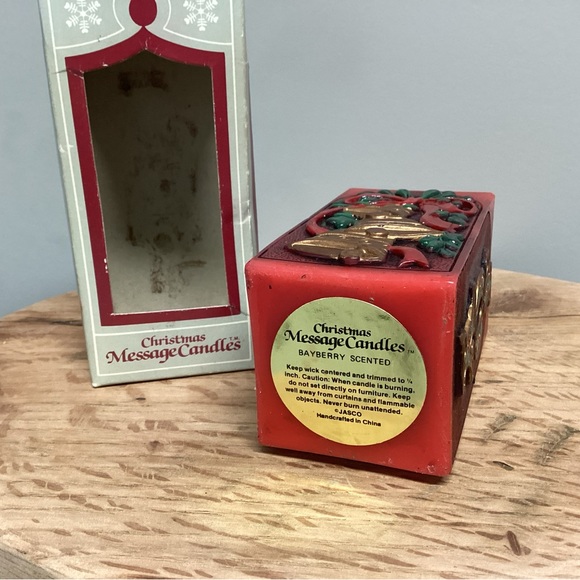🔴 Vintage & New, Never Lit - Jasco Christmas Joy / Bell Candle - Christmas - Picture 11 of 14